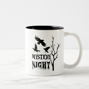 Mystery Night Gothic Krähe Kaffeetasse