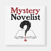 Mystery Novelist Writer Author Whodunit Magnet (Vorne)