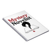 Mystery Novelist Writer Author Whodunit Notizblock (Rechte Seite)