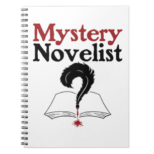 Mystery Novelist Writer Author Whodunit Notizblock