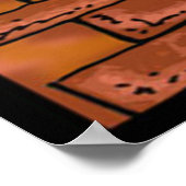 Mystery of Humpty Dumpty Funny Rick London Poster (Ecke)