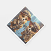 Mystery Party Pups Serviette (Ecke)