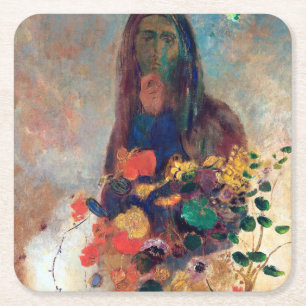 Mystery, Redon Rechteckiger Pappuntersetzer