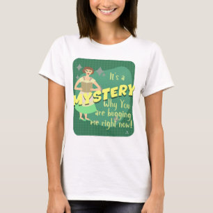 Mystery Snark Sassy Retro Reader Hausfrau T-Shirt