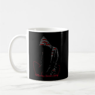 Mystery Spricht Leise | Raben-Typografie | Gothic Kaffeetasse