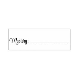 Mystery-Stempel-Etikett Permastempel