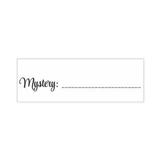 Mystery-Stempel-Etikett Permastempel