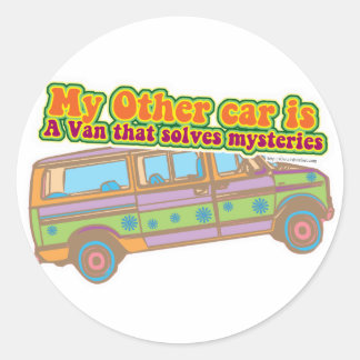 Mystery Van Runder Aufkleber