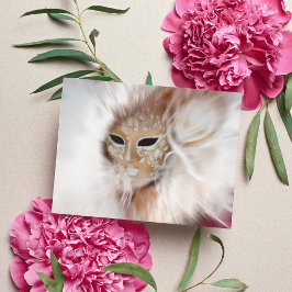 Mystery Venezianisch Karneval Maske Postkarte