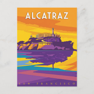 Mystery von Alcatraz mit dieser Vintage-Reise Postkarte