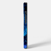 Mystery Woman Emerging from Blue & Purple Flames Case-Mate iPhone Hülle (Rückseite / Links)