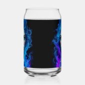 Mystery Woman Emerging from Blue & Purple Flames Dosenglas (Links)