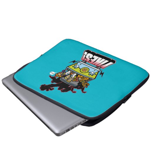 Mystery Yikes-Maschine! Grafiken Laptopschutzhülle (Vorne Knopf)