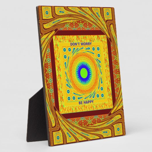 Mystic African Eye Wall Art: Ein Cyan-Blick Fotoplatte (Seite)