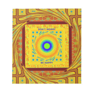 Mystic African Eye Wall Art: Ein Cyan-Blick Notizblock
