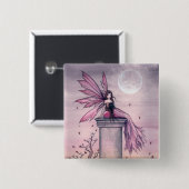 Mystic Amethyst Fairy Button Button (Vorne & Hinten)