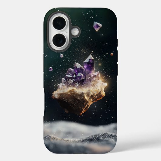 Mystic Amethyst Stones Phone Case (Rückseite)