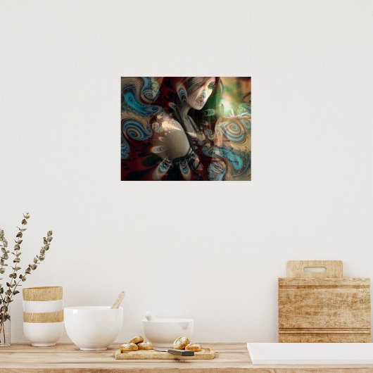 Mystic Angel - Poster (Küche)