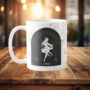 Mystic Aries Zodiac Stars Horoscope Kaffeetasse