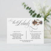 Mystic Autumn Script Details Enclosure Card Begleitkarte (Stehend Vorderseite)