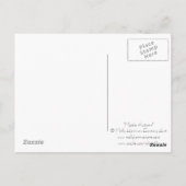 Mystic Autumn Vampire Halloween Faiasy Art Postkarte (Rückseite)