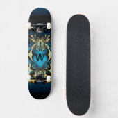 Mystic Ball Monogram Skateboard (Vorderseite)