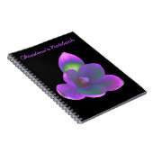 Mystic Beauty Crocus Blume Anpassbare Notebooks Notizblock (Rechte Seite)