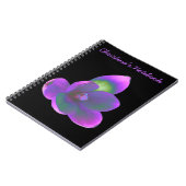 Mystic Beauty Crocus Blume Anpassbare Notebooks Notizblock (Linke Seite)