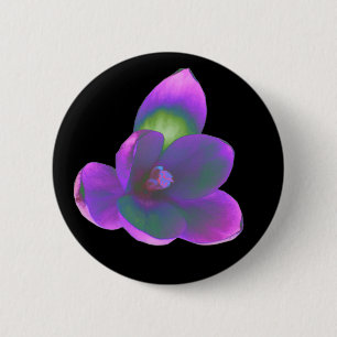 Mystic Beauty Crocus Blume Button