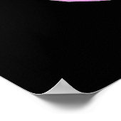 Mystic Beauty Crocus Blume Print Poster (Ecke)