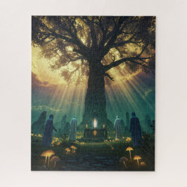 Mystic Beings gehen zu ihrer Heiligen Energie Puzzle