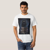 Mystic Black Cat Celestial Constellation T - Shirt (Vorne ganz)