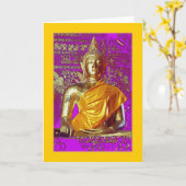 Mystic - blank card karte (Gelbe Blume)