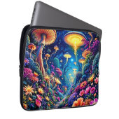 Mystic Bloom Forest Under Stars Laptopschutzhülle (Vorne Rechts)