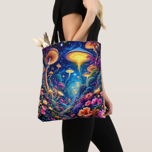 Mystic Bloom Forest Under Stars Tasche
