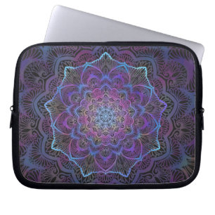 Mystic Bloom Mandala Laptopschutzhülle