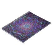 Mystic Bloom Mandala Notizblock (Linke Seite)