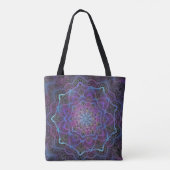 Mystic Bloom Mandala Tasche (Rückseite)