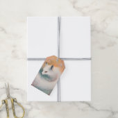 Mystic Bloom Spring Fox Watercolor Geschenkanhänger (Mit Garn)