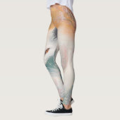 Mystic Bloom Spring Fox Watercolor Leggings (Links)