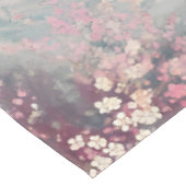 Mystic Bloom Spring Fox Watercolor Tischdecke (Schrägansicht)