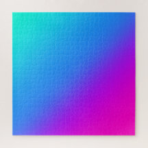 Mystic Blue and Pink Gradient Puzzle