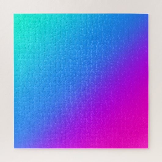 Mystic Blue and Pink Gradient Puzzle (Vertikal)