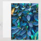 Mystic Blue Blätter (Vorne/Hinten)