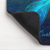Mystic Blue Butterfly Custom Mousepad (Ecke)