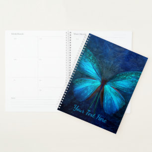 Mystic Blue Butterfly Custom Planer