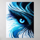 Mystic Blue Gaze: The Art That Hypnotizes Poster (Vorne)