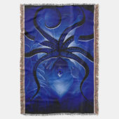 "Mystic Blue Octopus wirft Blanket** Decke (Vorderseite Vertikal)