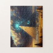Mystic Blue Pyramide Art Puzzle (Vertikal)