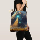 Mystic Blue Pyramide Art Tasche (Von Nahem)